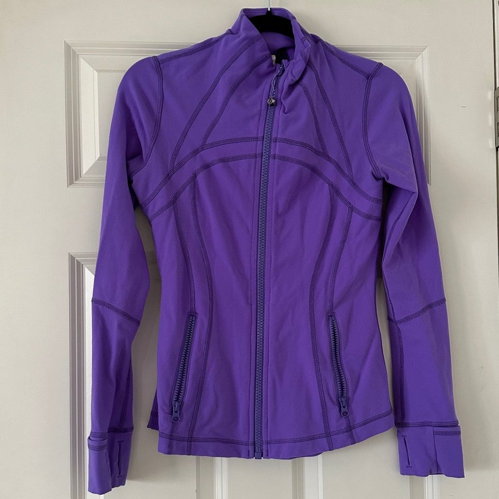 lululemon athletica define purple jacket
used but good condition